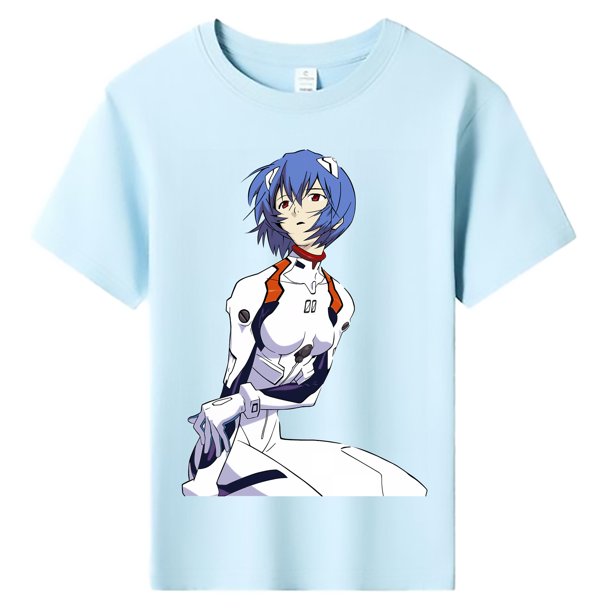 （画像用） EVA 新世紀エヴァンゲリオン 綿100％キッズTシャツ（フロントプリント）